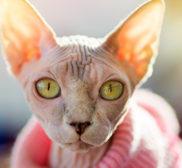 Dónde adoptar un gato sphynx en Barcelona