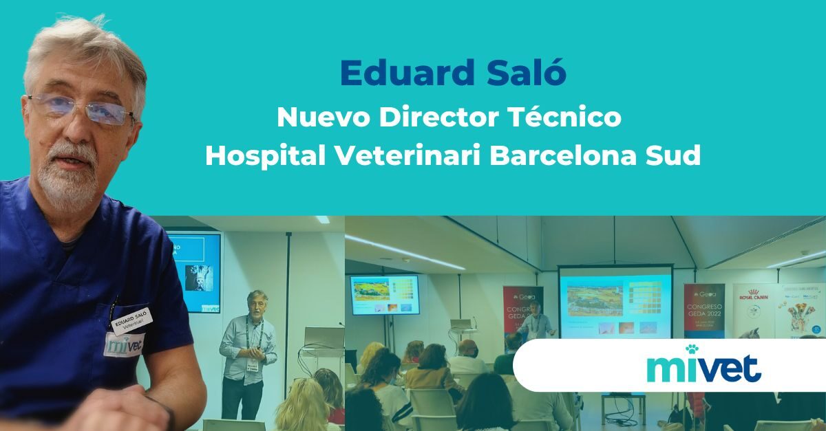 Eduard Saló, nuevo Director Técnico del Hospital Veterinari Barcelona Sud