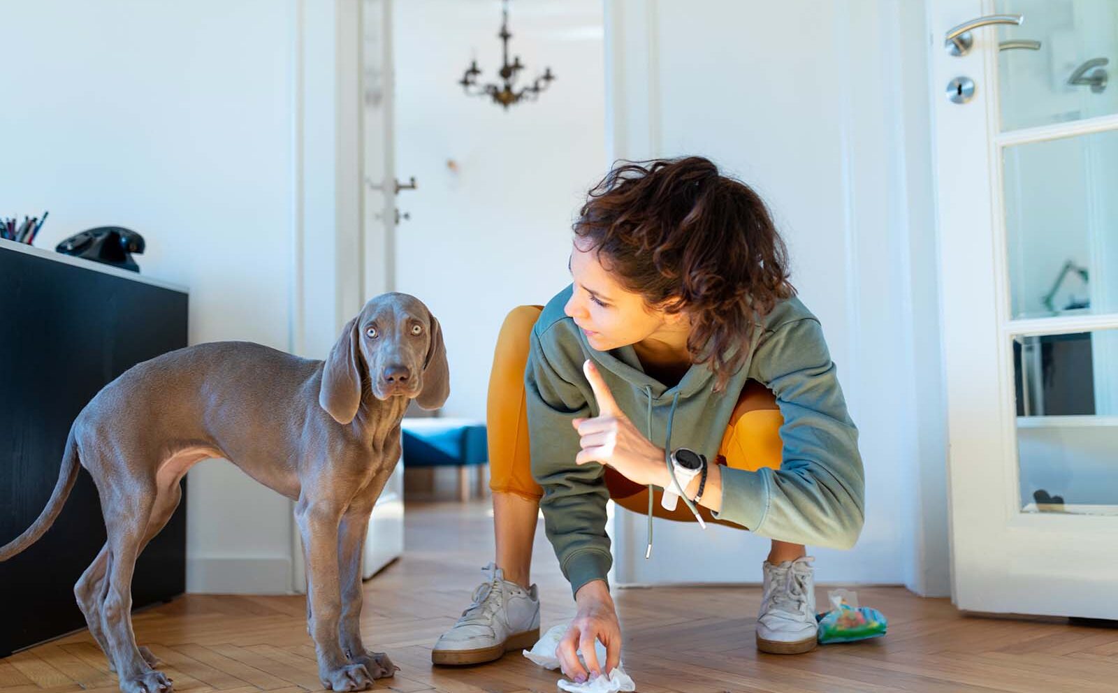 Incontinencia urinaria en perros: causas generales y en perros senior