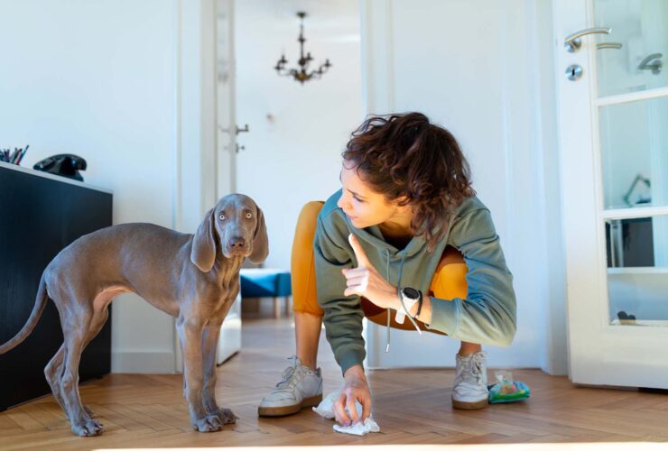 Incontinencia urinaria en perros: causas generales y en perros senior