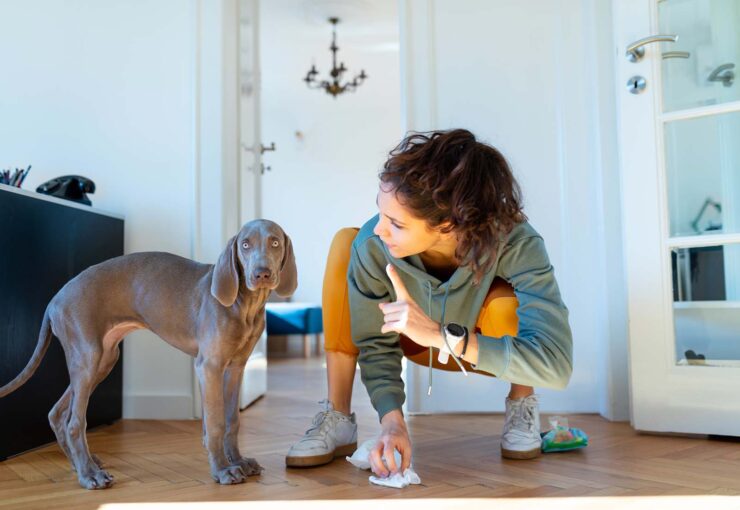 Incontinencia urinaria en perros: causas generales y en perros senior